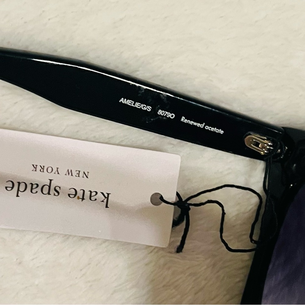 Kate Spade Amelie Black Sunglasses NWT! ♠️ - Picture 8 of 10